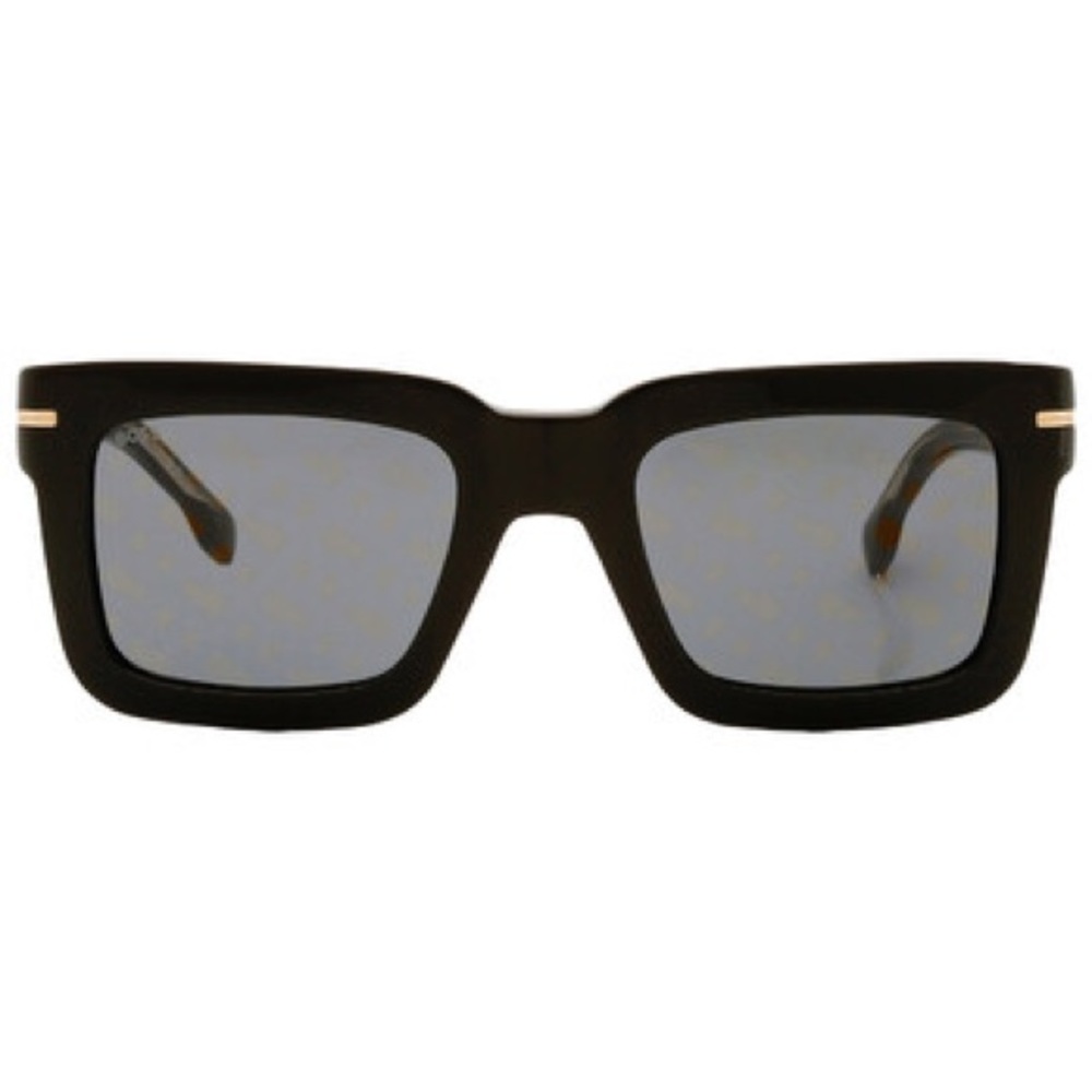 Black Rectangular Sunglasses with Gray Lenses NWT - image 1